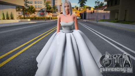 Девушка в свадебном наряде для GTA San Andreas