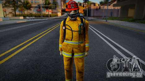 GTA Online Firefighter - LAFD1 для GTA San Andreas