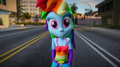 Rainbow dash Party Dress для GTA San Andreas