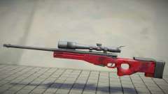 L96A1 Red Camo для GTA San Andreas