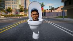 Skin De Skibidi Toilet Cabeza De Ellis Left 4 De для GTA San Andreas
