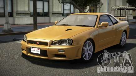 Nissan Skyline R34 GTR V1.1 для GTA 4