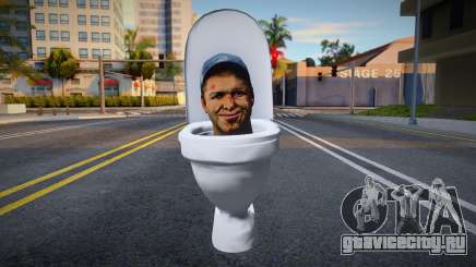 Skin De Skibidi Toilet Cabeza De Ellis Left 4 De для GTA San Andreas