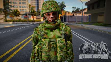 Skin Del Tío Gilipollas De Cj Con Traje Militar для GTA San Andreas