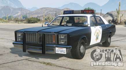 Bravado Greenwood Highway Patrol Raisin Black для GTA 5