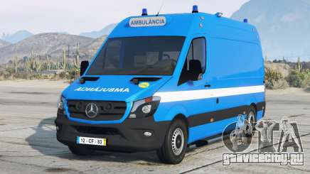 Mercedes-Benz Sprinter Ambulancia Vivid Cerulean для GTA 5