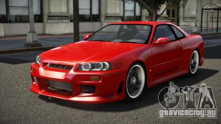 Nissan Skyline R34 GT-R SC V1.2 для GTA 4