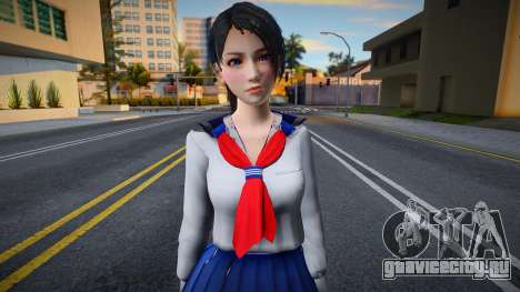 Skin Chica Realista Con Uniforme De Colegio Japo для GTA San Andreas
