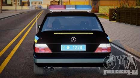 Милицейский Mercedes - Benz 300 E ДПС Украины для GTA San Andreas