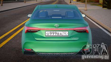 Toyota Avalon Green для GTA San Andreas