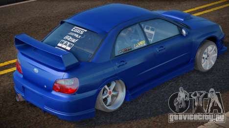 Subaru Impreza WRX STI BLUE для GTA San Andreas