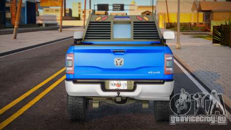 Dodge RAM 2500 2020 HD Blue для GTA San Andreas