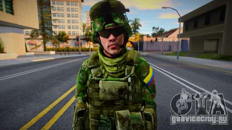 Soldado Del Ejercito De Colombia для GTA San Andreas