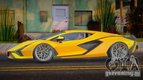 Lamborghini Sian 2021 Santa для GTA San Andreas