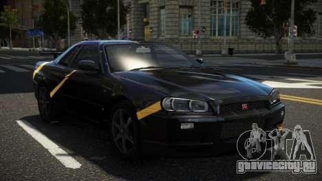 Nissan Skyline R34 XR-Z S1 для GTA 4