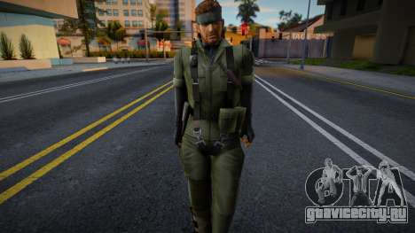 Naked Snake (with bandana and without eyepatch) для GTA San Andreas