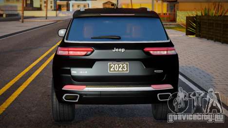 Jeep Grand Cherokee L 2023 Black для GTA San Andreas