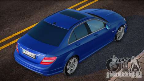 Mercedes-Benz C63 W204 AMG KZ Plate для GTA San Andreas