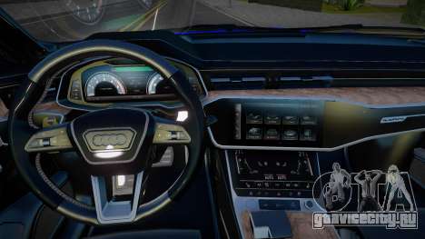 Audi A6 2019 FL VIP Plate для GTA San Andreas