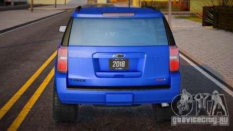 Chevrolet Tahoe 2018 Bluee для GTA San Andreas