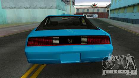 Pontiac Firebird Trans Am GTA TT Black Revel для GTA Vice City