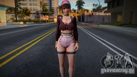 DOAXVV Nanami - Gal Outfit (Rollable Hoodie) LV для GTA San Andreas