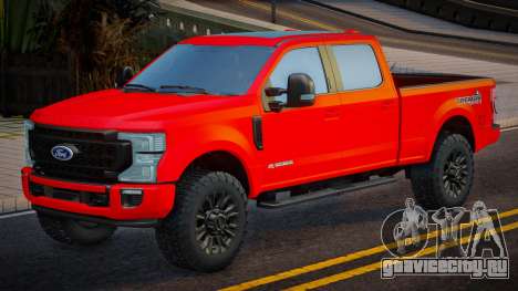 Ford Super Duty Tremor 2020 Red для GTA San Andreas