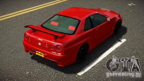 Nissan Skyline R34 GT-R X-Style для GTA 4