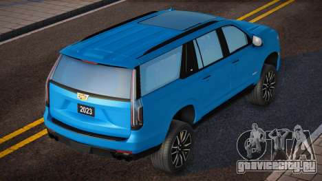 Cadillac Escalade Sport 2023 Blue для GTA San Andreas