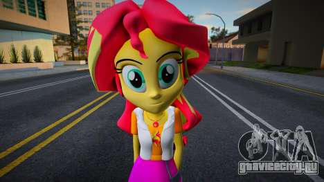 Sunset Shimmer EG4 для GTA San Andreas