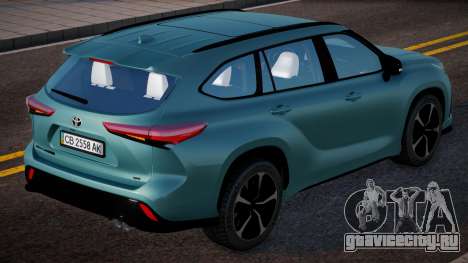Toyota Highlander 2021 UKR для GTA San Andreas