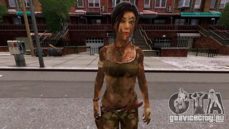 Lara Croft Hunter для GTA 4