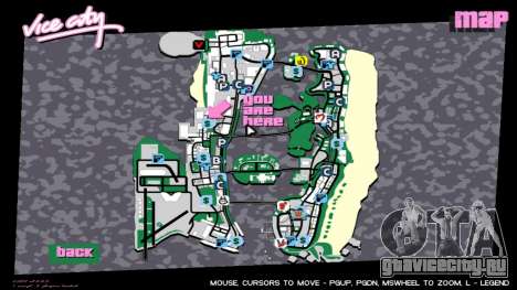 New Bar Club Map Mod для GTA Vice City
