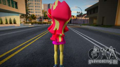 Sunset Shimmer EG4 для GTA San Andreas