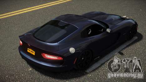 Dodge Viper SRT GT-S SC для GTA 4