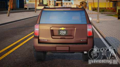 Chevrolet Tahoe 2018 для GTA San Andreas