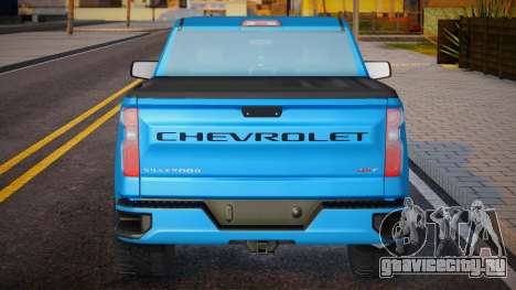 Chevrolet Silverado RST Single Cab 2021 для GTA San Andreas