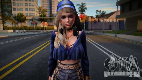 Amy - Gal Outfit (Rollable Hoodie) LV 2 для GTA San Andreas