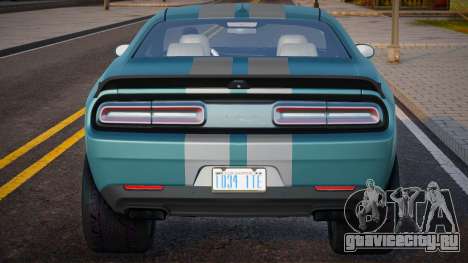 Dodge Challenger SRT Hellcat Redeye для GTA San Andreas