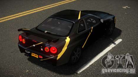 Nissan Skyline R34 XR-Z S1 для GTA 4