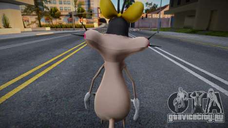 Olivia from Oggy and the Cockroaches для GTA San Andreas
