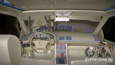 Mercedes-Benz W140 Oper Chicago для GTA San Andreas