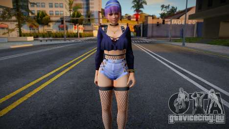 DOAXVV Ayane - Gal Outfit (Rollable Hoodie) Gucc для GTA San Andreas