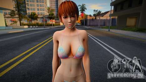 Kasumi in a swimsuit Mobile для GTA San Andreas