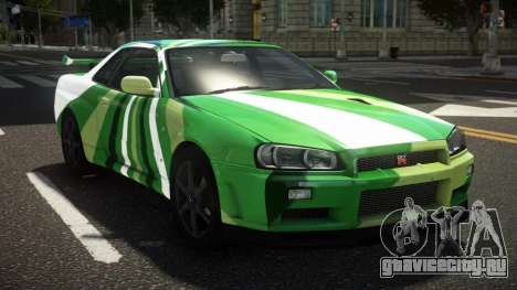 Nissan Skyline R34 XR-Z S7 для GTA 4