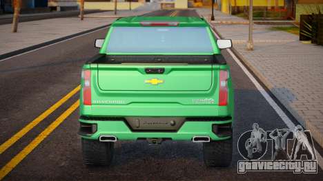 Chevrolet Silverado High Country 2022 Green для GTA San Andreas