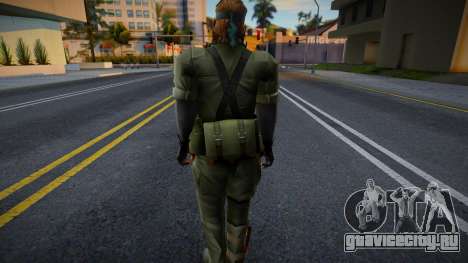 Naked Snake (with bandana and eyepatch) from Met для GTA San Andreas