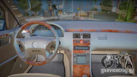 Mercedes Benz W210 E55 96 Interior - Light Beige для GTA San Andreas