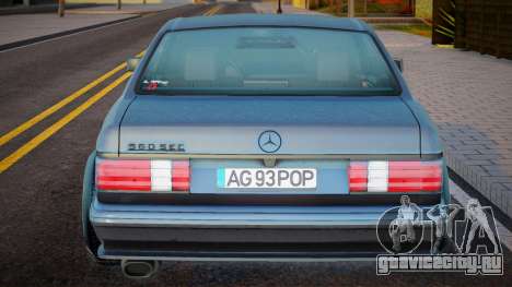 Mercedes-Benz 500 SEC (C126) - Pope Mobilul для GTA San Andreas