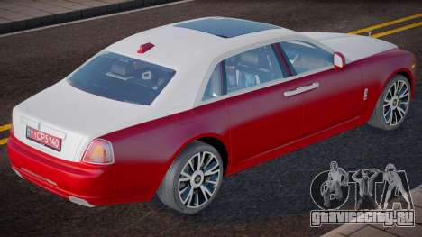 Rolls-Royce Ghost 2019 UA Plate для GTA San Andreas